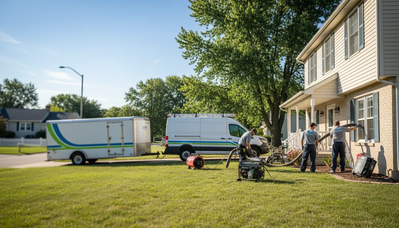 Flooded Basement Restoration And Cleanup With Repair in Sigel, IL near me